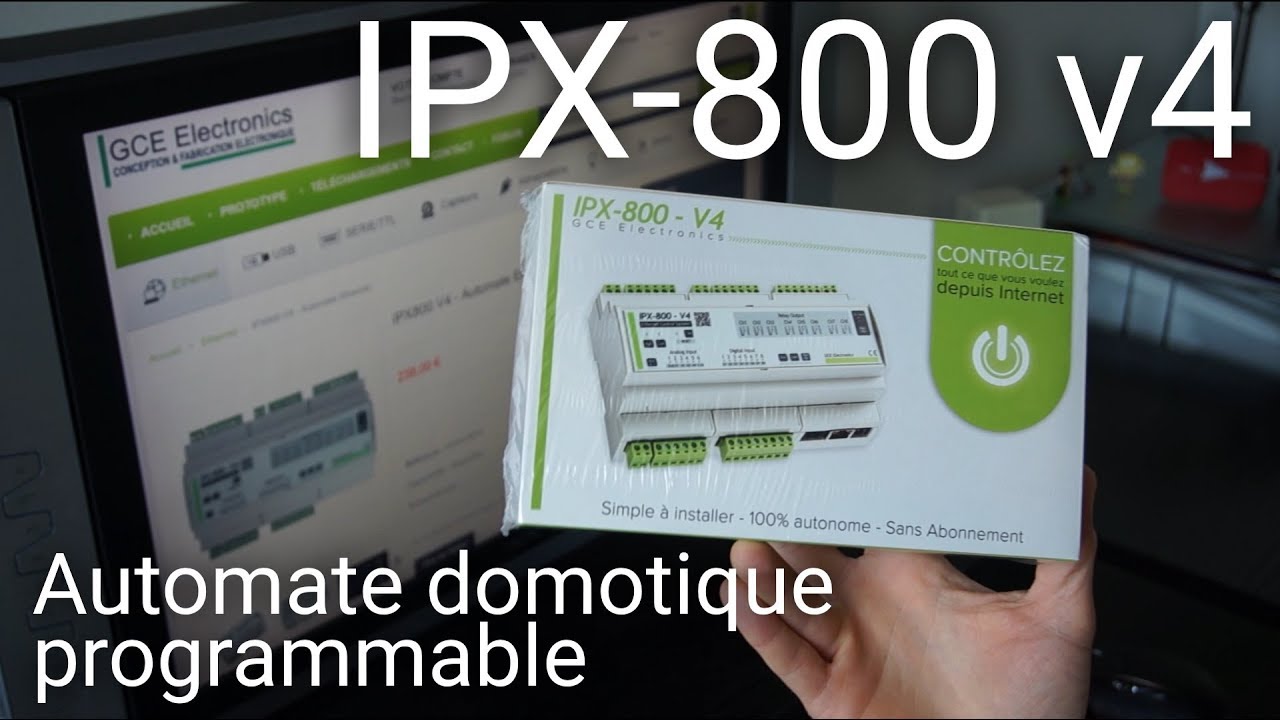 IPX-800 v4: l'automate programmable français ! (domotique)