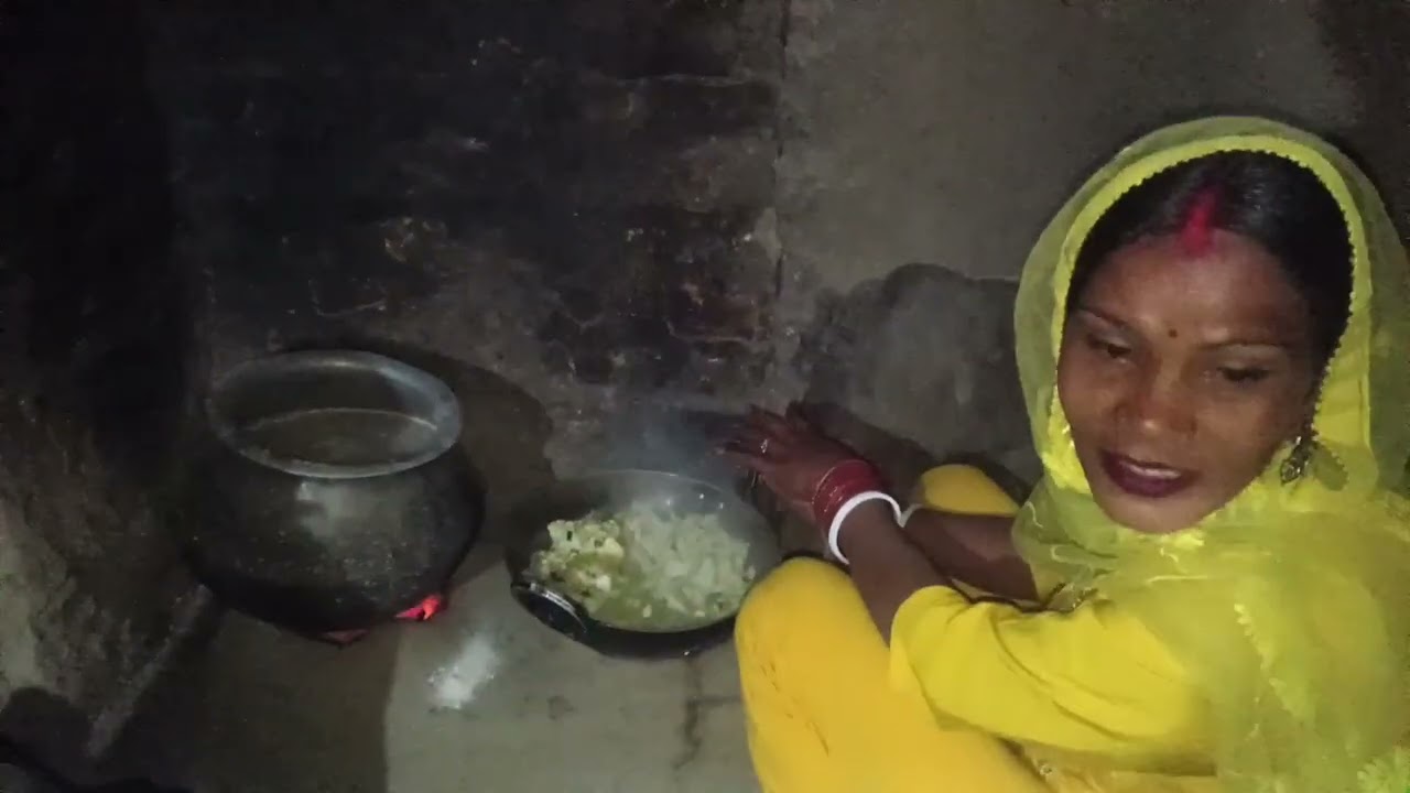 गोभी का भुजिया बनारही हूं
