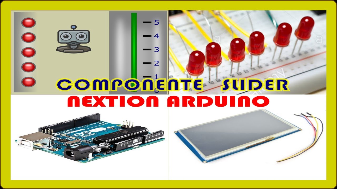 Nextion Arduino| COMPONENTE SLIDER #8