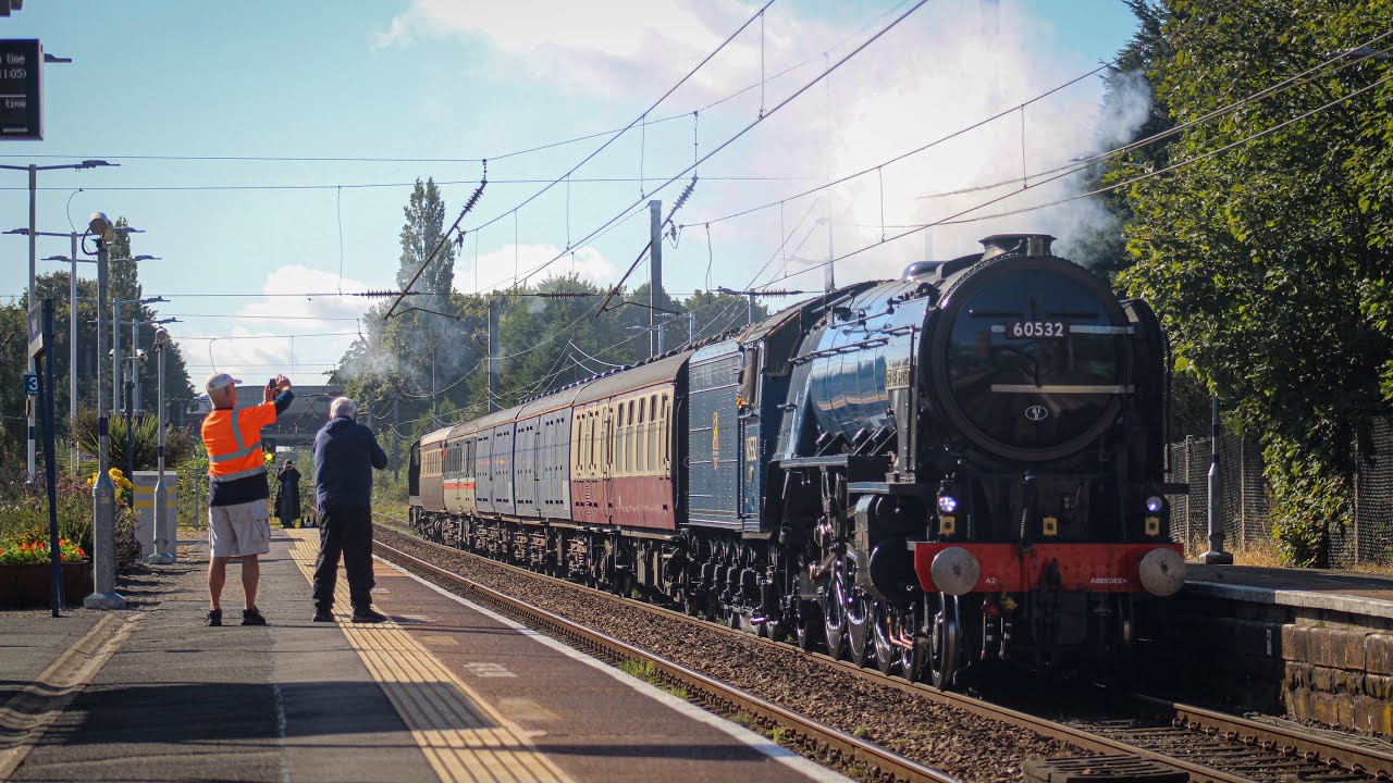 60532 “Blue Peter” on test at Leyland and Preston 02.09.2025