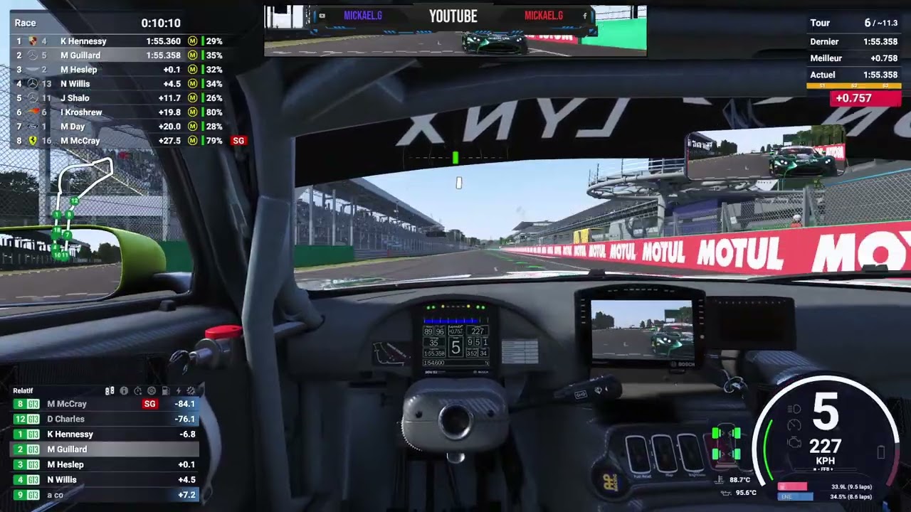 Le Mans Ultimate, Une belle P2 LMGT3 Monza (online).
