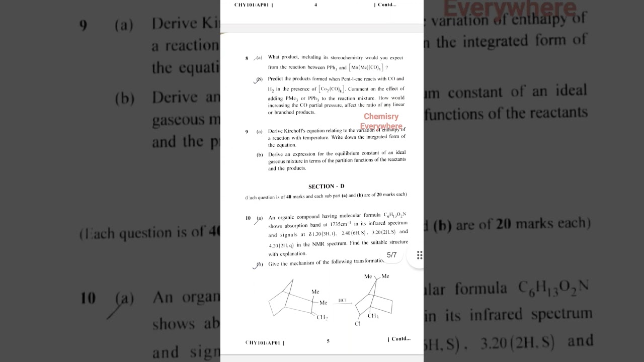 PATENT OFFICER CHEMISTRY|PYQ   #previousyearquestionpaper#chemistry