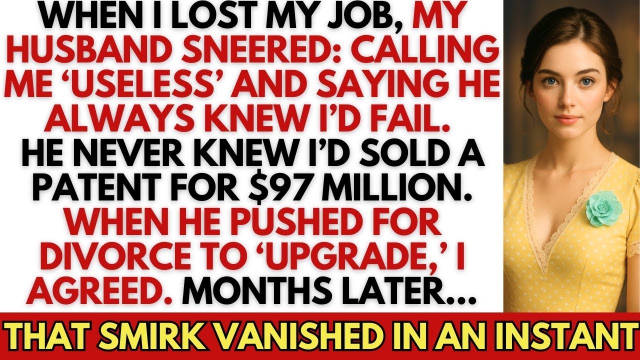 My Husband Called Me ‘Useless’ After I Lost My Job  I Sold A Patent For $97M  Months Later,