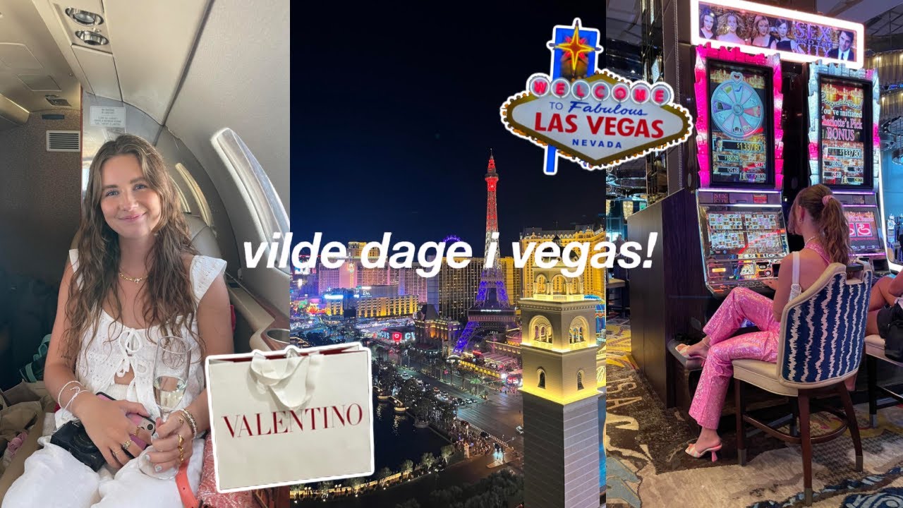 FLYVER I PRIVATFLY TIL LAS VEGAS, TASKE UNBOXING & BARE 3 VILDE DAGE! *VLOG*