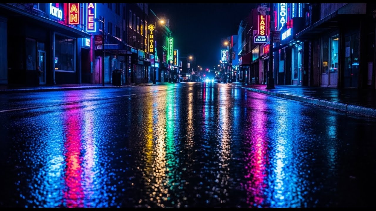 Neon Reflections | Cinematic Electronic Night Music