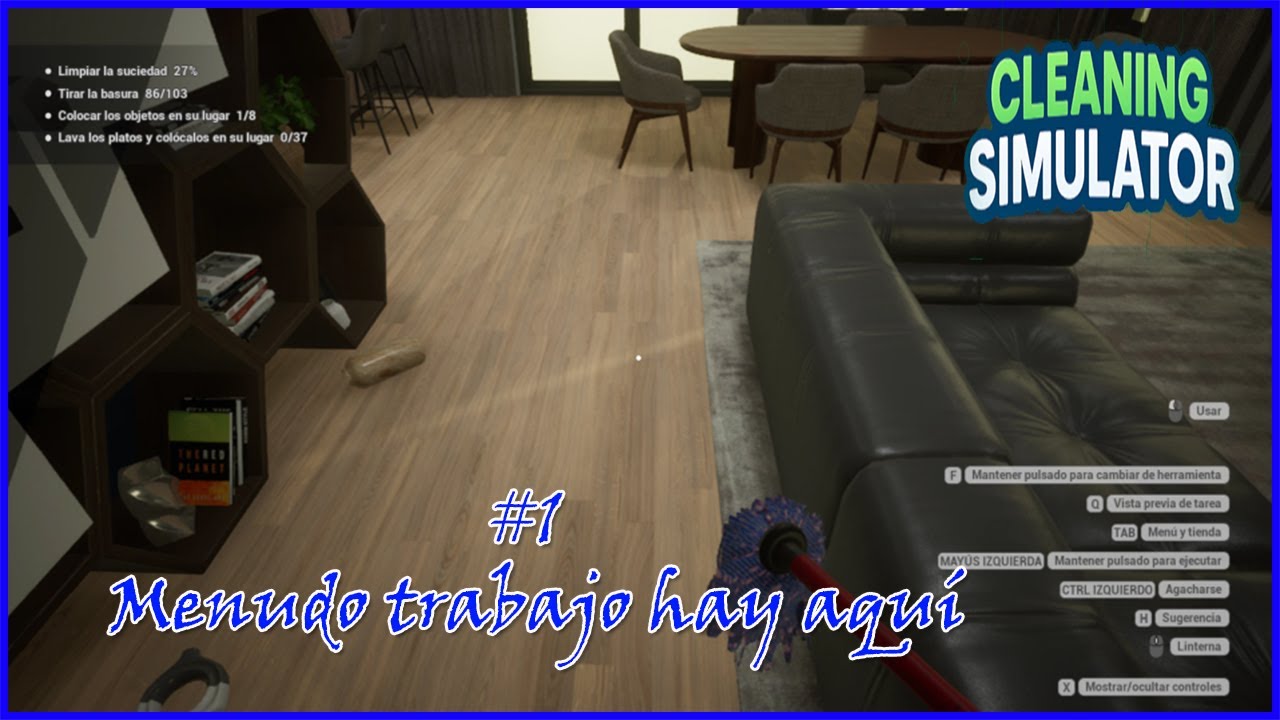 CLEANING SIMULATOR - Menudo trabajo hay aquí  🧹