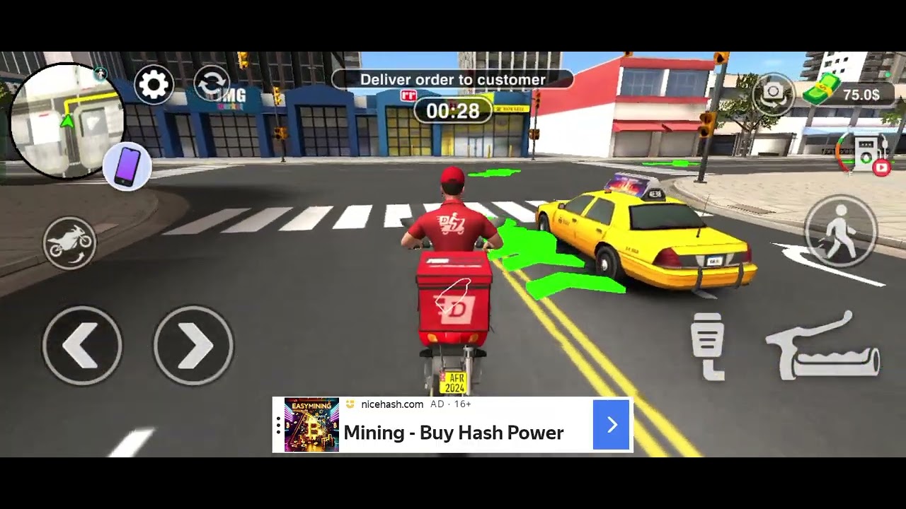 Delivery boy parcel delivery boy game play video