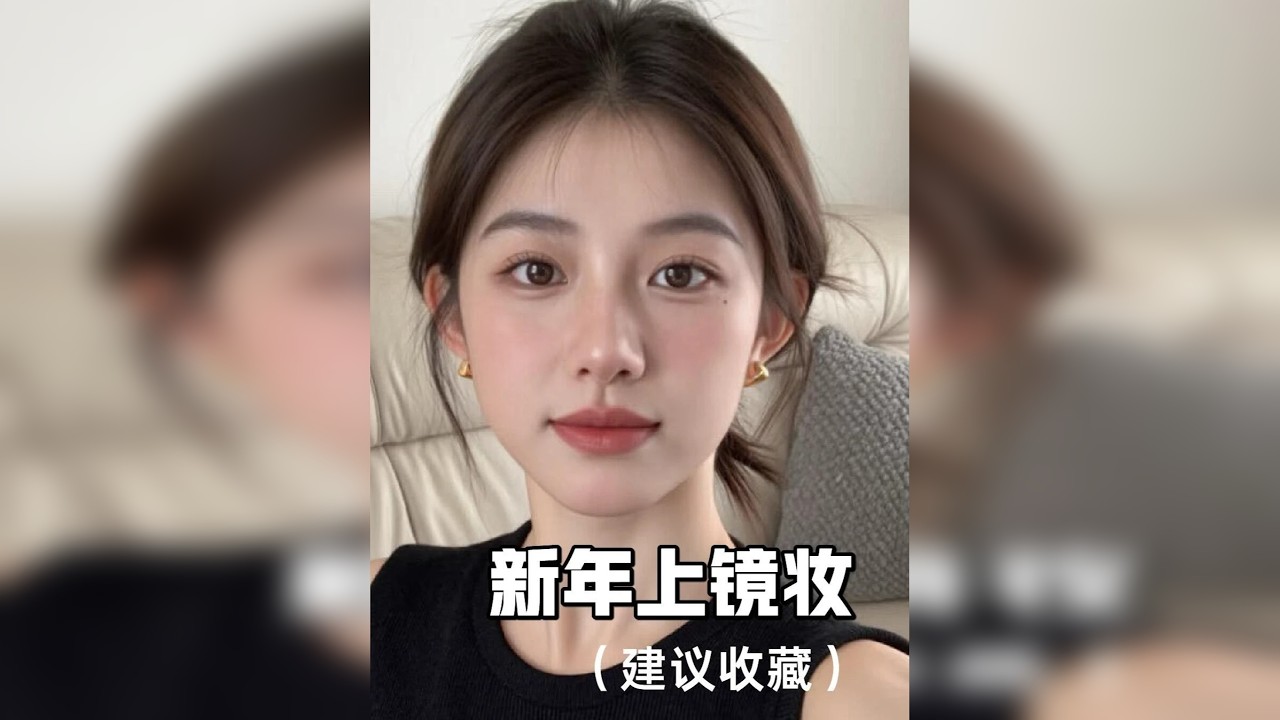 8分钟出游精致淡妆跟练，新年拒绝无效妆容