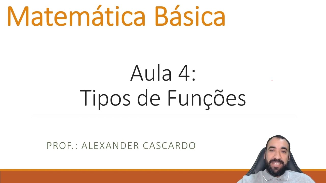 Matemática Básica - Aula 4: Tipos de Funções