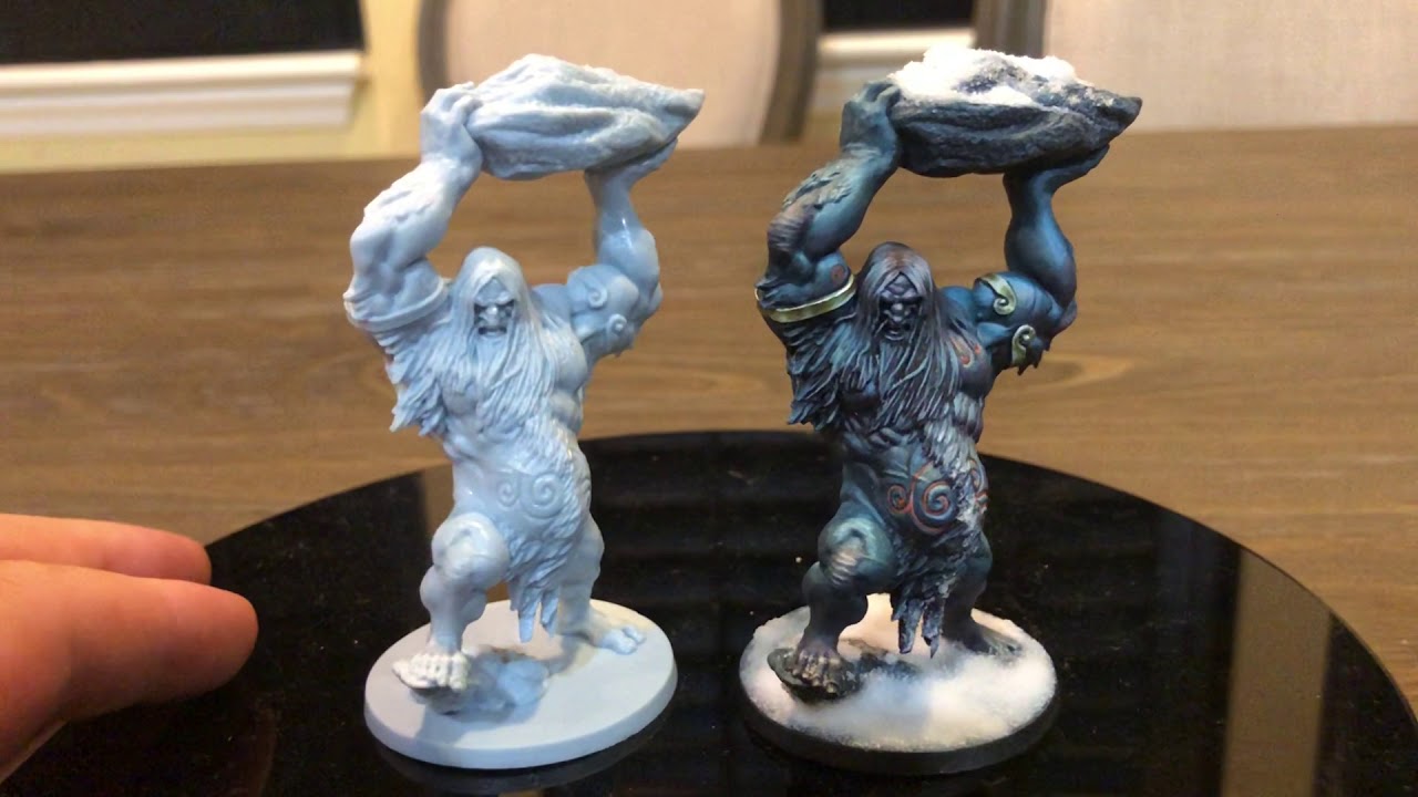 Blood Rage Frost Giant Wolf Clan Warrior Custom Paintjob Amazing