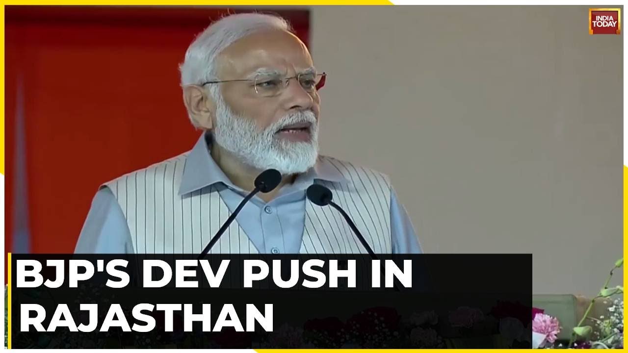 PM Modi Lays Foundation Stone Of Dev Projects Worth Over Rs 20,000 Crore In Bikaner