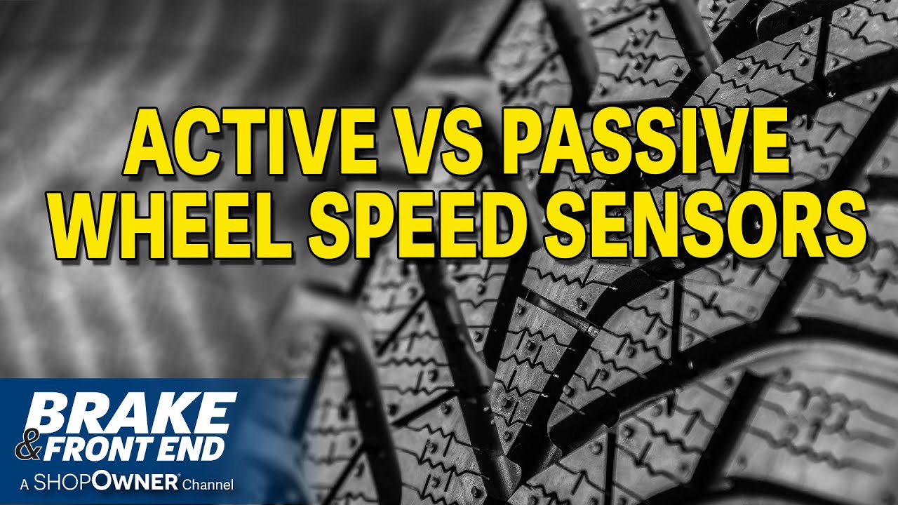 Активные и пассивные датчики скорости вращения колес