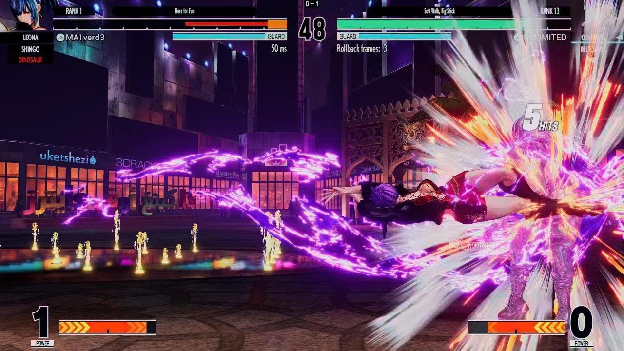 KOF XV_ O.Shermie & Blue Mary vs. All Random Select