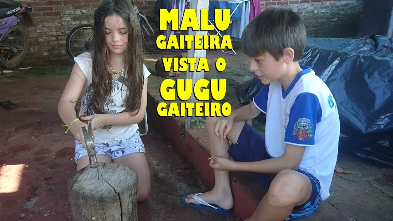 Gugu Gaiteiro Visita da Malu Gaiteira