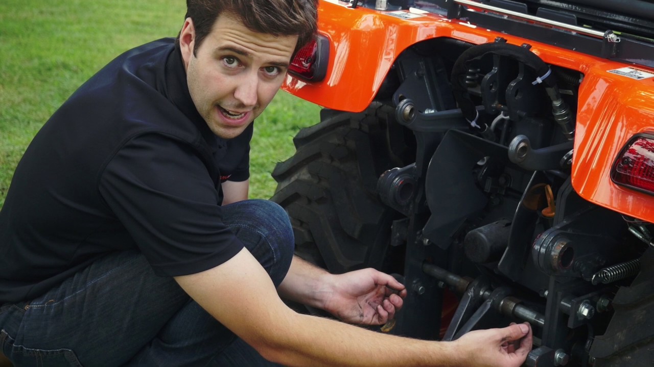 Kubota BX 3 Point Hitch Installation & Removal
