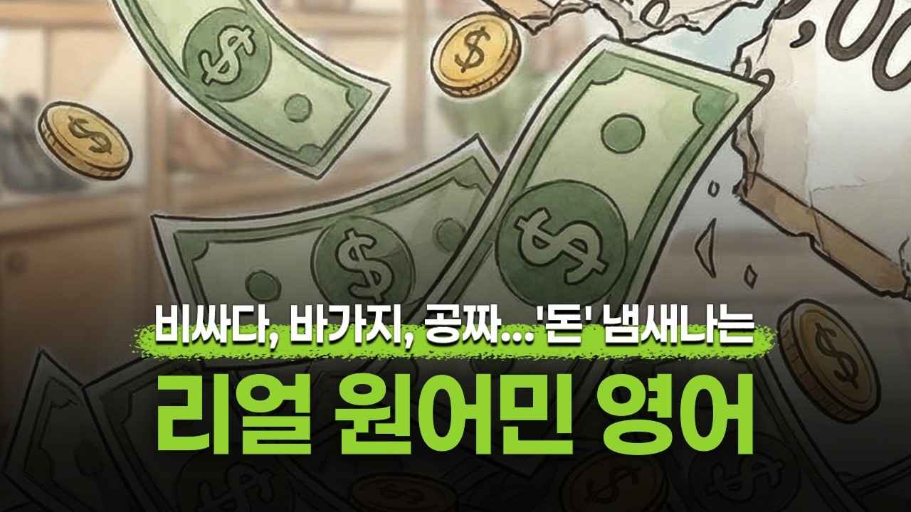 [리얼 원어민 영어] 💰비싸다,바가지,공짜...돈 냄새나는 리얼한 영어 원어민 표현✨