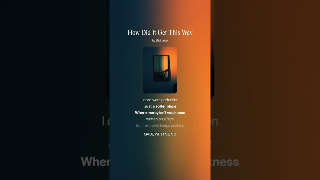 How Did It Get This Way #music #lyrics #ambient #acoustic