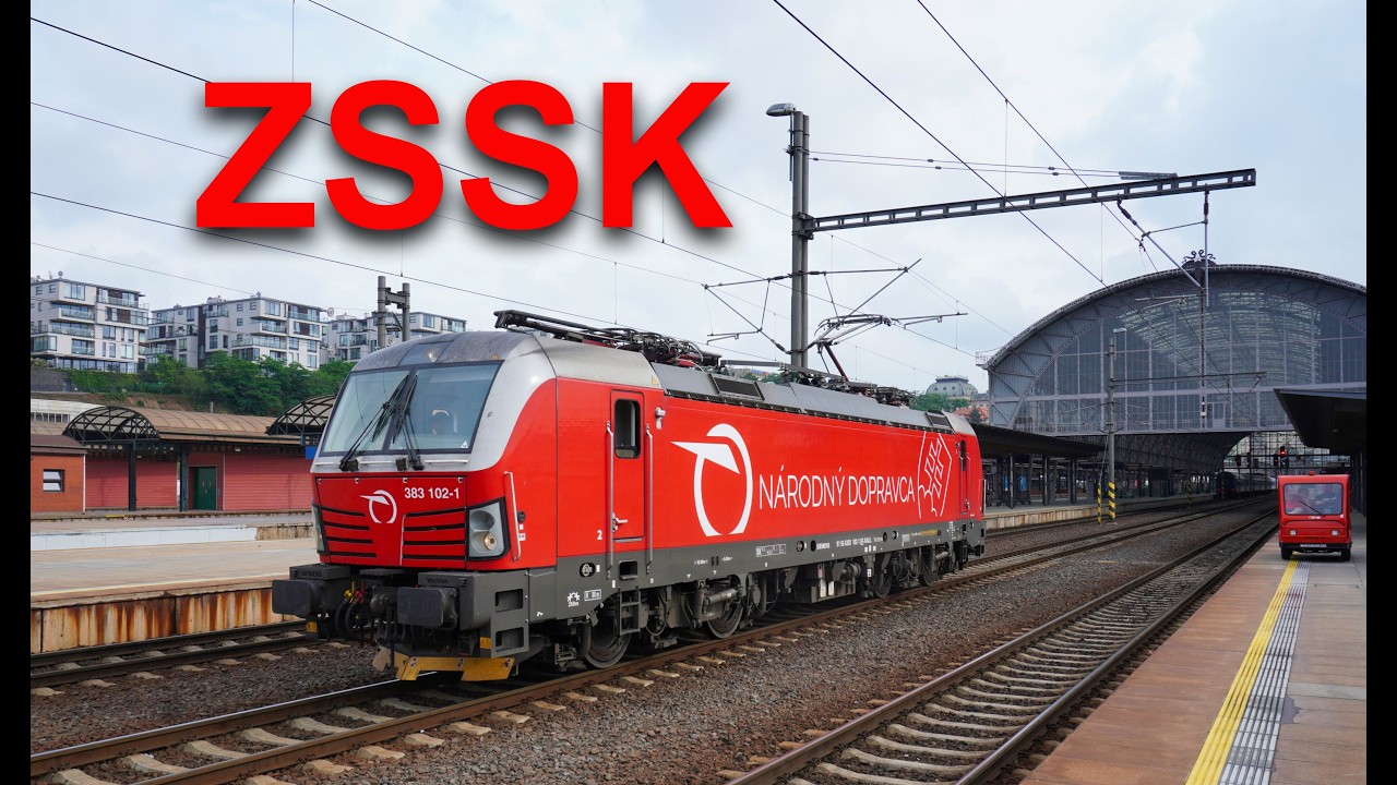 Slovak Vectron Locos in Prague - ZSSK Vectrony v Praze - EuroCity Züge mit Siemens Vectron