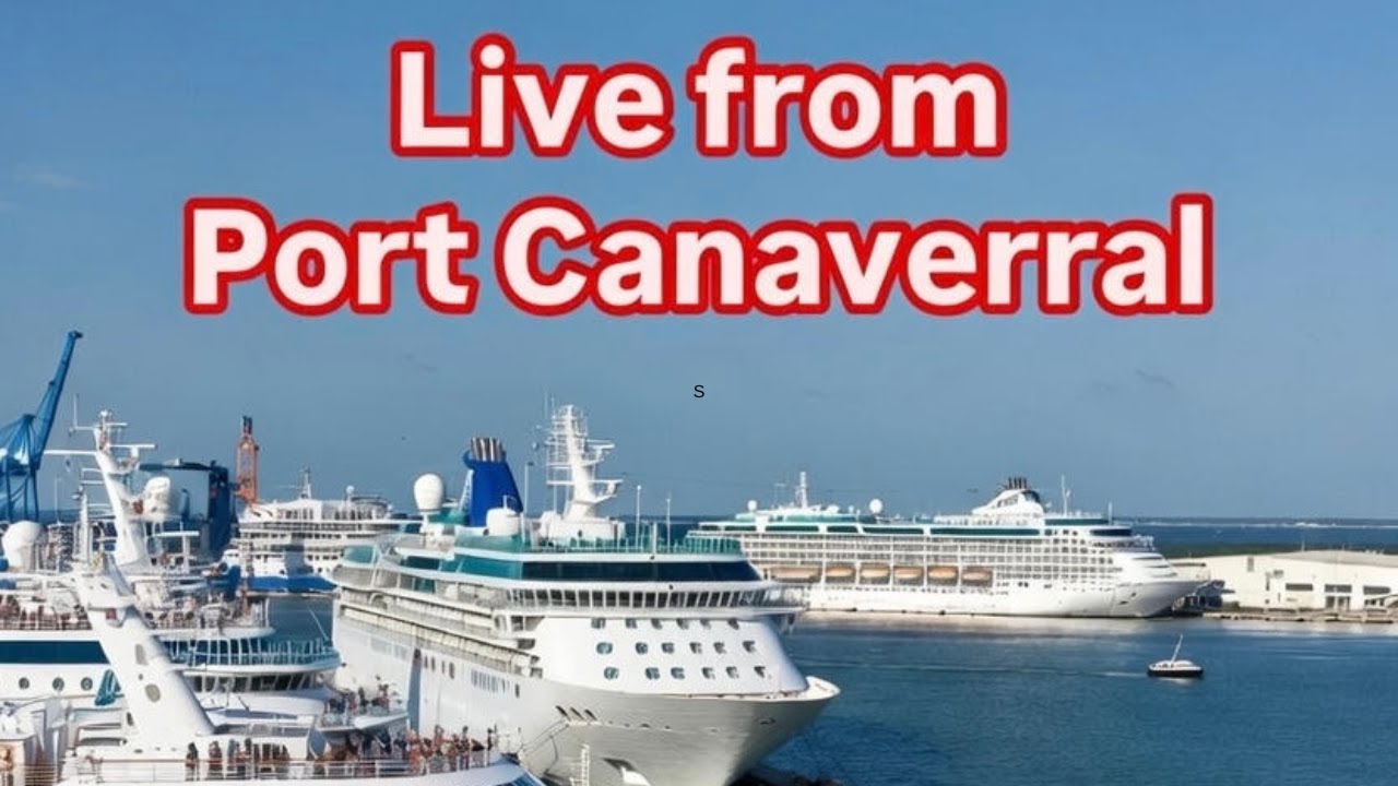 Live from Port Canaveral cruise departures