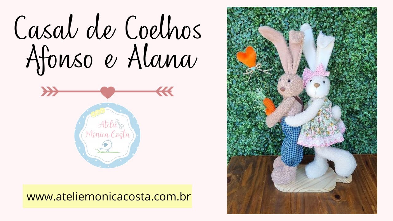 Casal De Coelhos Afonso e Alana Aprenda a Fazer