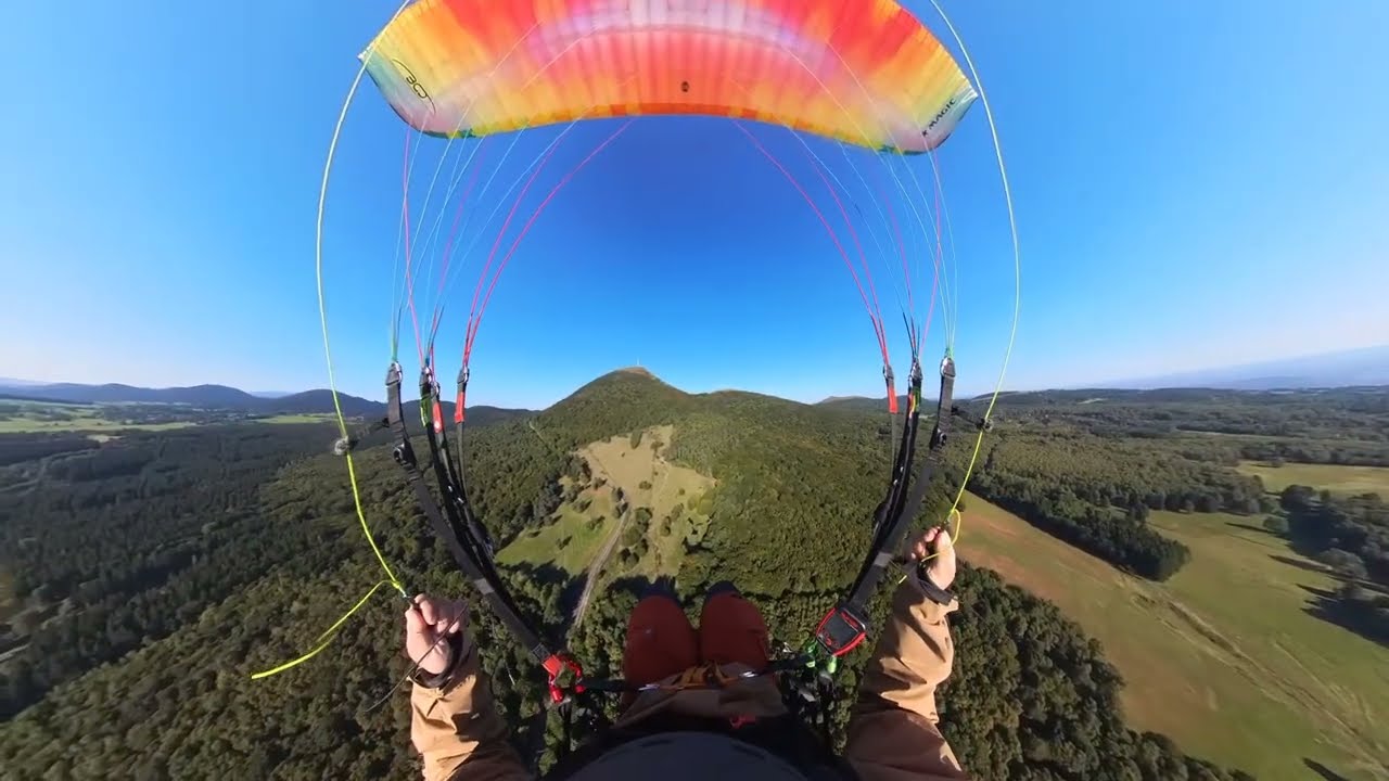 petit vol du matin au puy de dôme