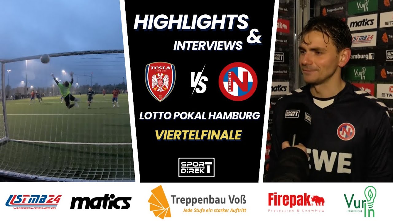 Viertelfinale LOTTO Pokal Hamburg FK Nikola Tesla - FC Eintracht Norderstedt
