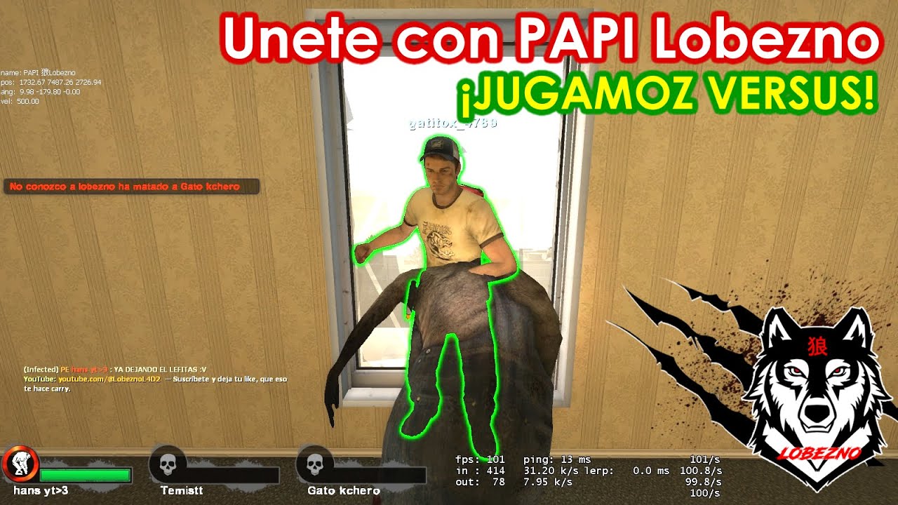 LEFT 4 DEAD 2 JUEGA CON TU PAPI LOBEZNO #left4dead2envivo #left4dead2