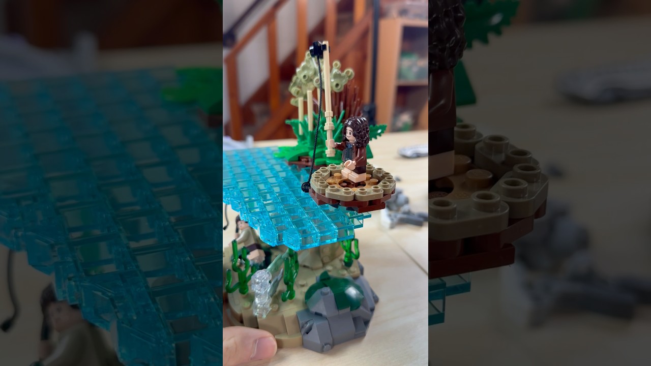 Building LORD OF THE RINGS in LEGO #lego #legomocs #legolotr #afol #legolordoftherings #legocastle