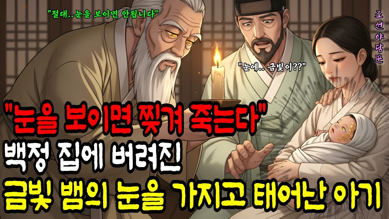 저주받은 금빛 눈 때문에 버려진 좌의정 아들, 16년 뒤 천 년 묵은 구렁이와 함께 가문에 나타나자 벌어진 충격적인 사연?