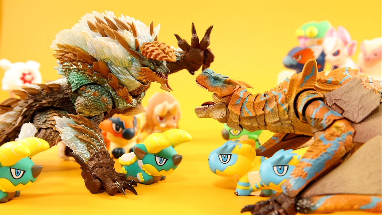 Monster Hunter New Toys Figure Review & Unboxing with Godzilla toys
