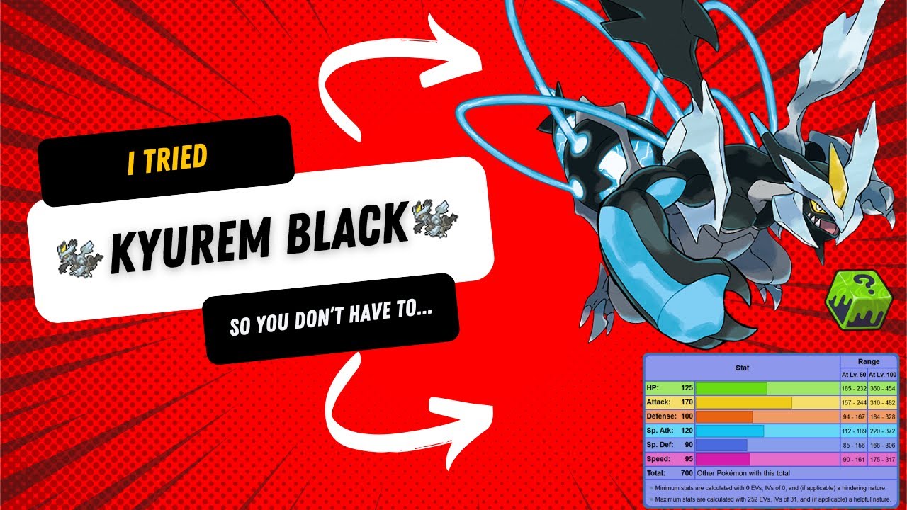 I really wanted Kyurem Black to be good... - Pokémon VGC Regulation I