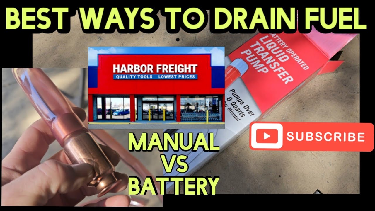 Насос для перекачки аккумуляторных батарей Harbor Freight против насоса Jiggly