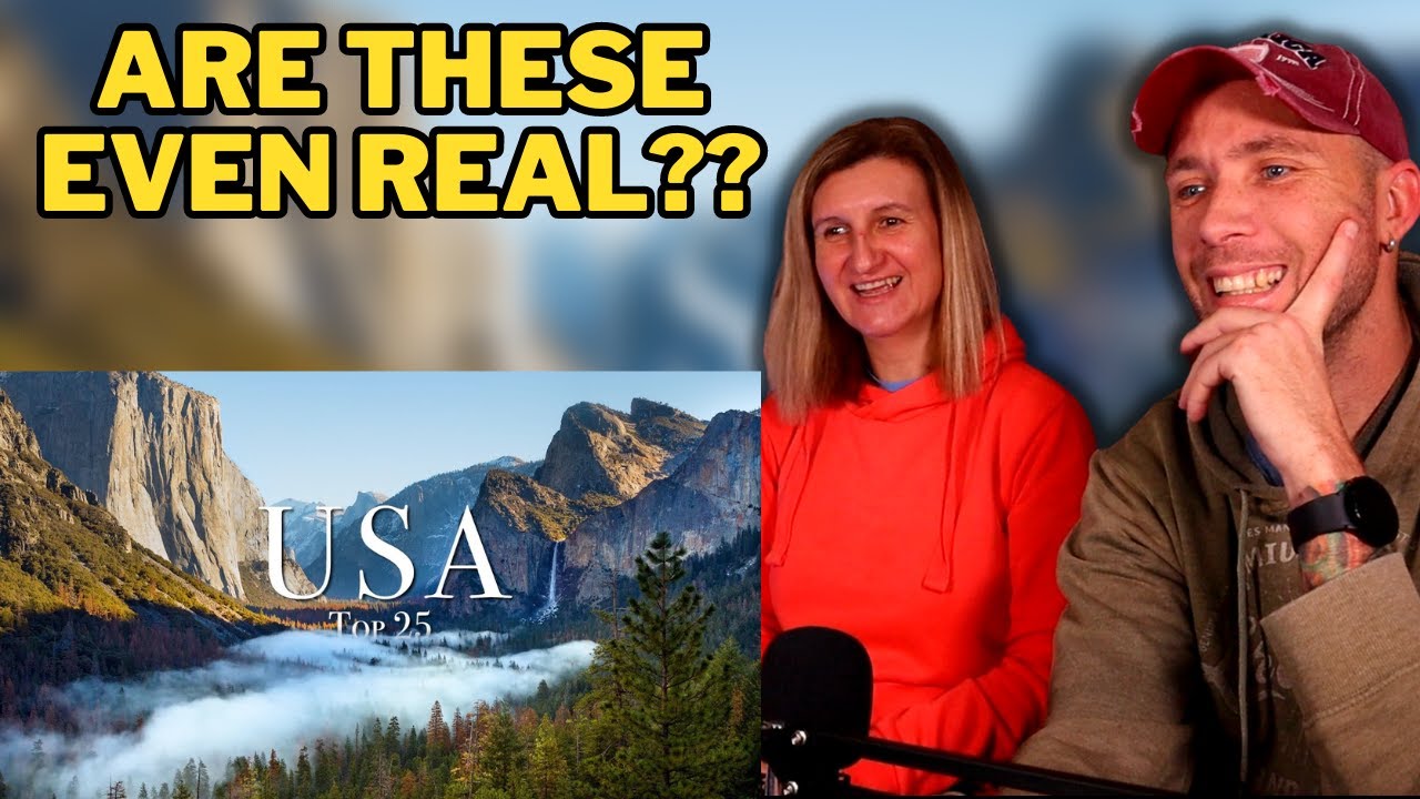 European Family Reacts to Top 25 Places To Visit In The USA