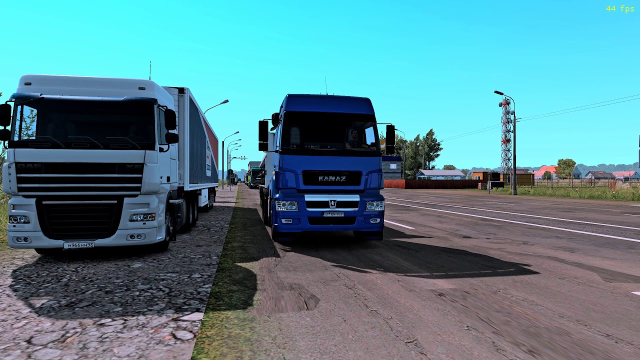 Euro Truck Simulator 2 1.33x KAMAZ5490 & South Region v 7.5.