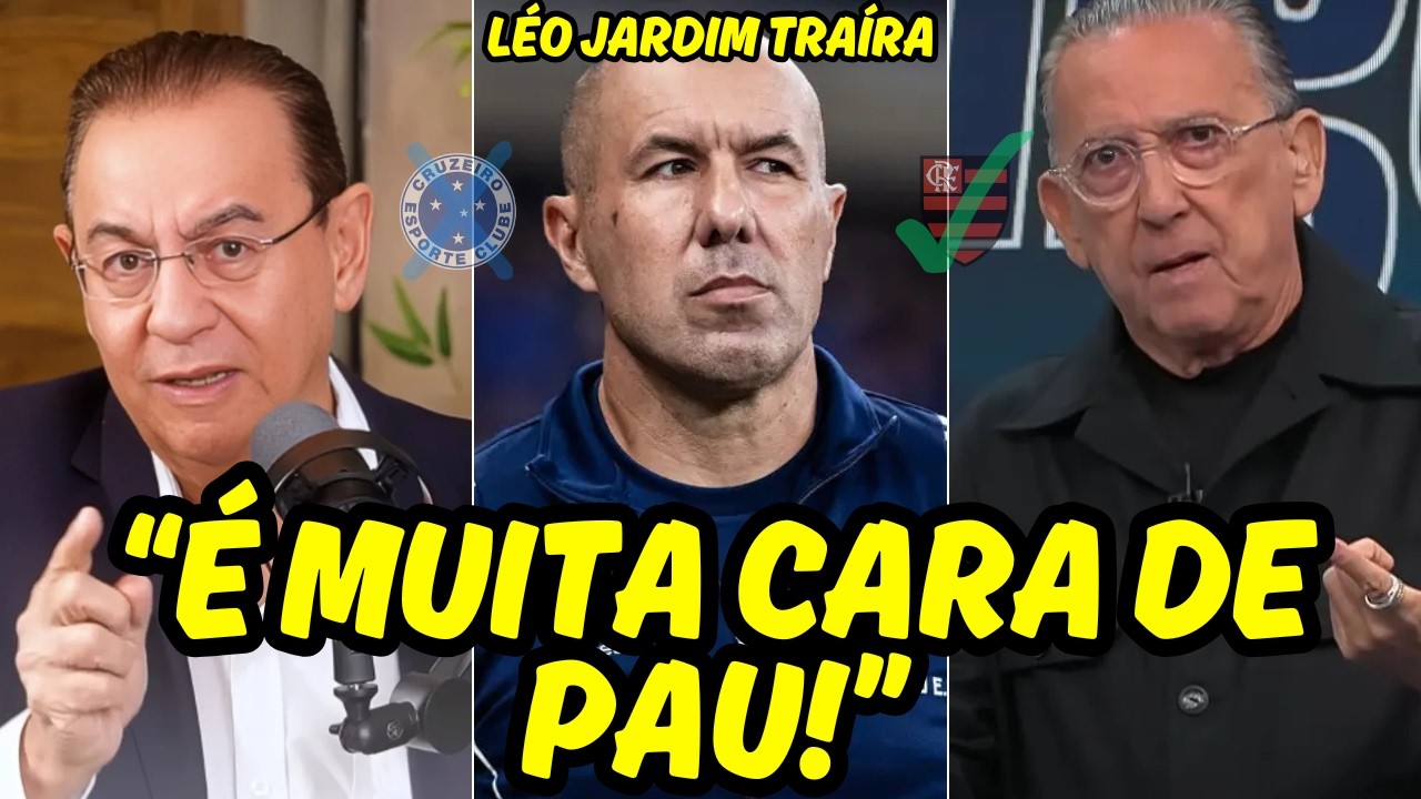 “MENTIU AO VIVO!” COMENTARISTAS EXPLODEM CONTRA LÉO JARDIM APÓS ACEITAR O FLAMENGO!