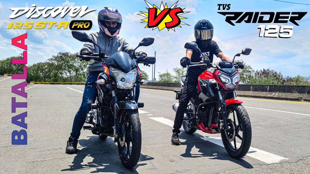 ⚠️TVS Raider 125 VS Discover 125 STR Pro 🥵🔥 ‼️La Gran Batalla  Drag Race
