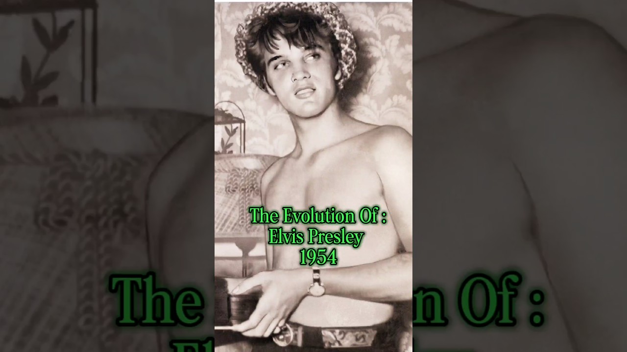 Elvis Presley. #evolution #singer #shorts