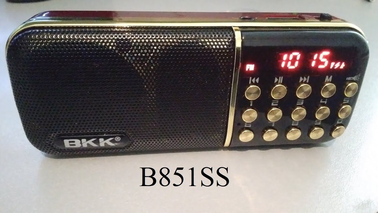 Радиоприёмник BKK B851SS с USB и MP3 (music player)