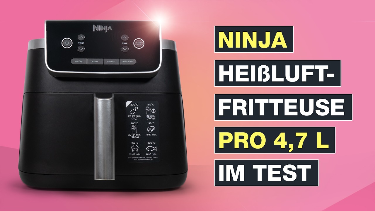 Ninja Heißluftfritteuse PRO 4,7L im Test (AF140EU) - Airfryer - Testventure
