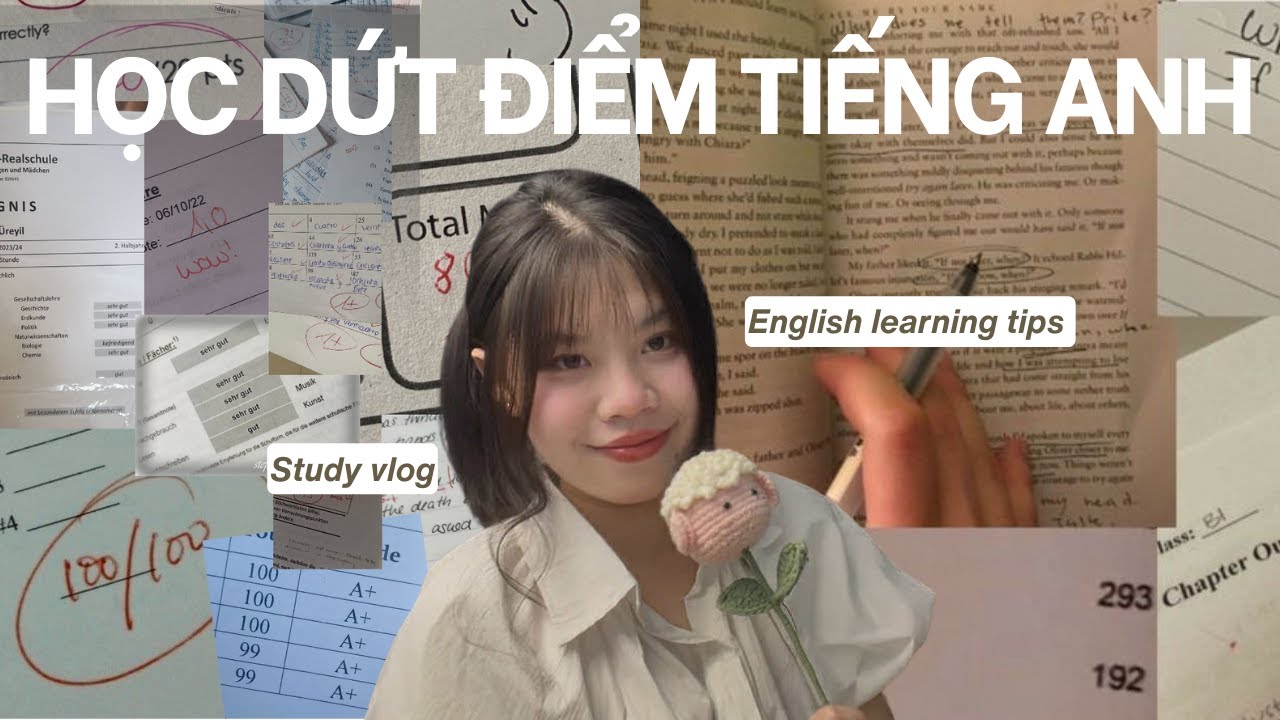 Study With Me: 5 Cách học giúp mình hết sợ tiếng Anh.