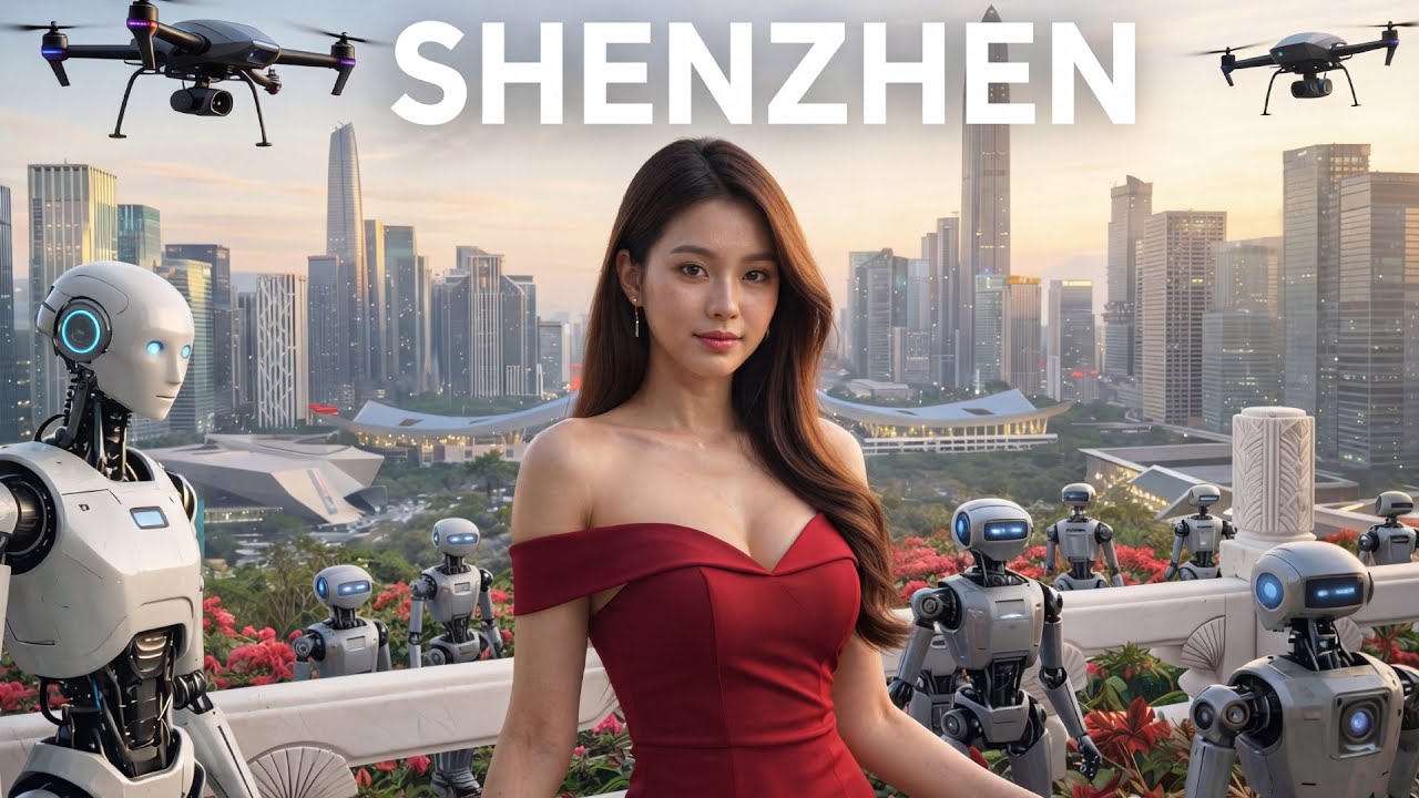 SHENZHEN : LA MÉGA CITE FUTURISTE DE CHINE À VOIR ABSOLUMENT - VOITURES INTELLIGENTES ET ROBOTS