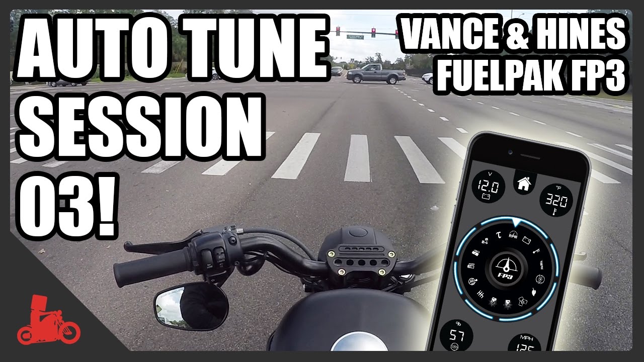 Auto Tune Session 03 - Vance & Hines Fuelpak FP3 - Harley Iron 883