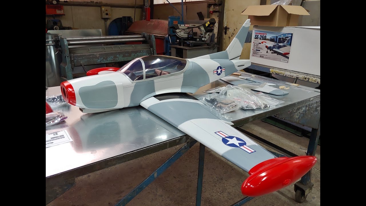 SIAI Marchetti SF-260 1630mm ARF + bonus Unboxing