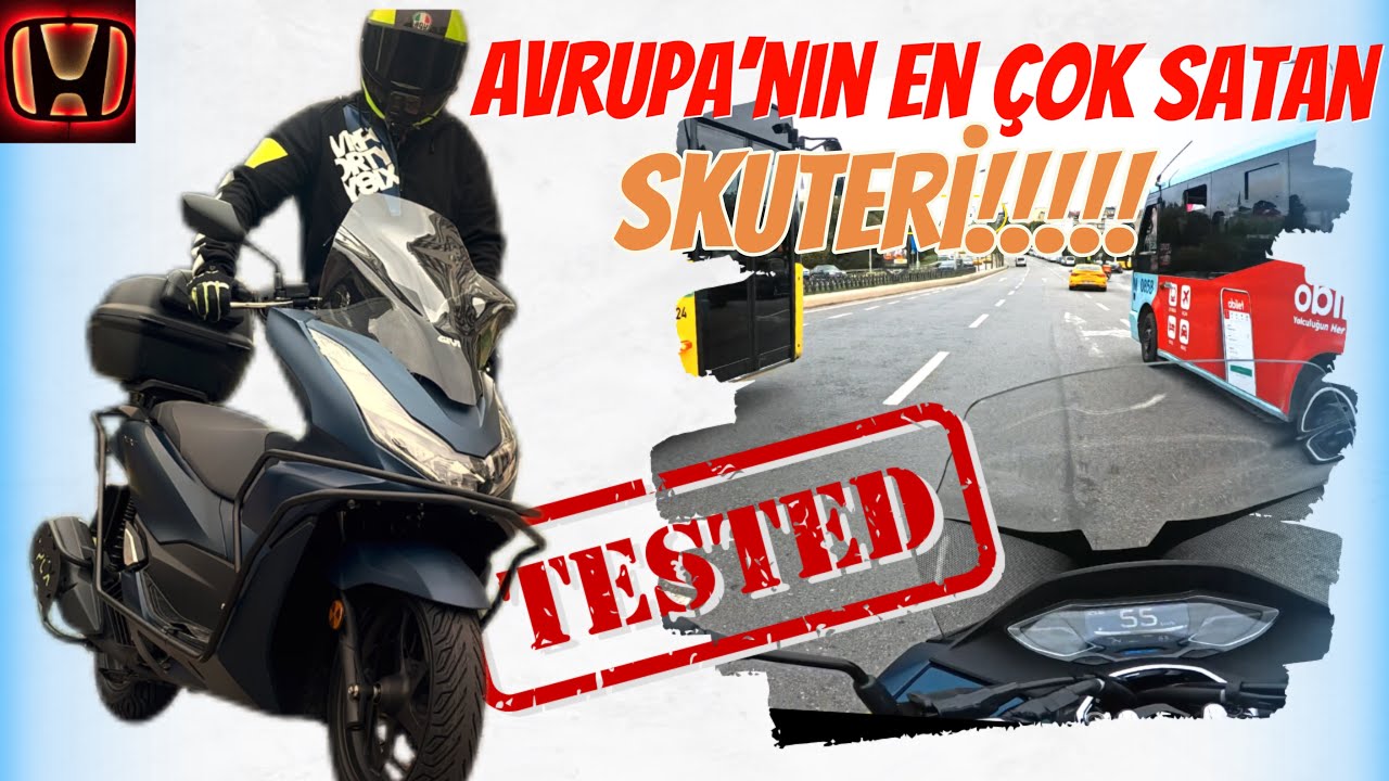 Honda Pcx 125 2024 model / Avrupa'nın en çok satan motoru /Test / Yorum / #motovlog