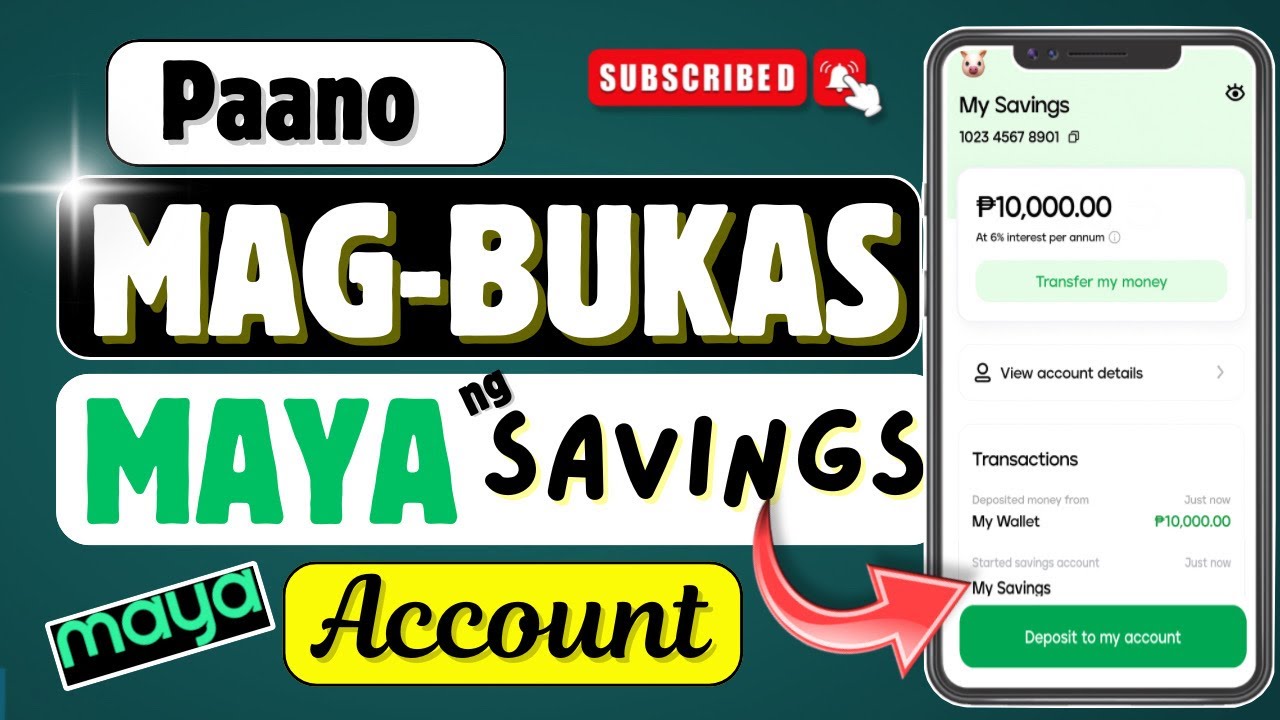 LEARN HOW TO OPEN Your Maya Savings Account in Minutes with Easy Steps