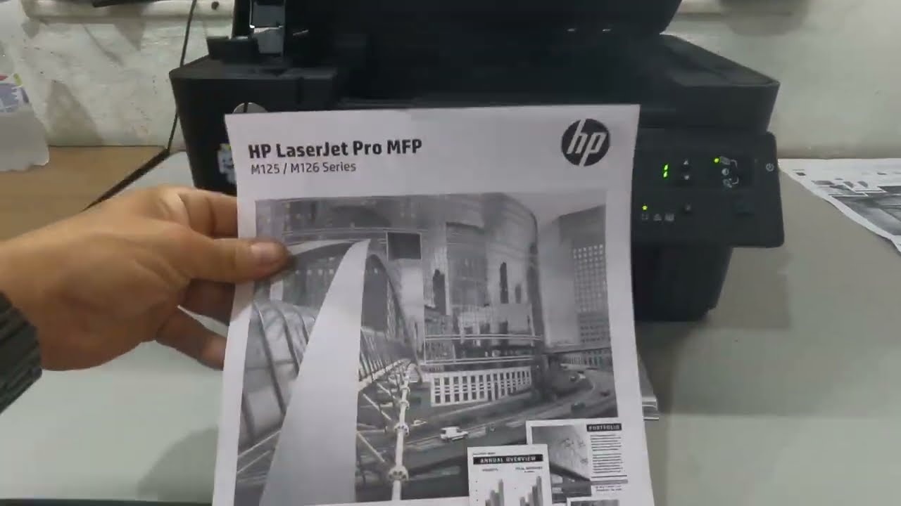 Montagem final HP M125