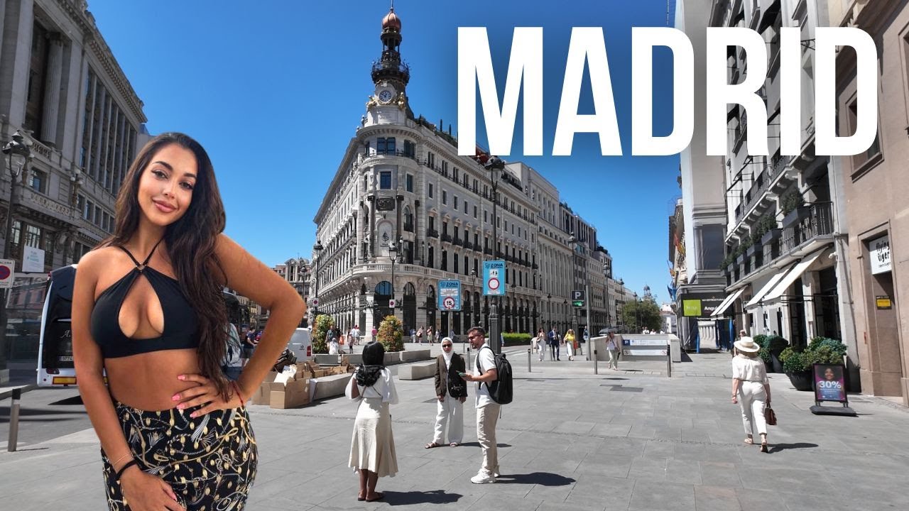 Walking Tour Madrid 🇪🇸 | Hot Streets, Landmarks & Real Life (4K)