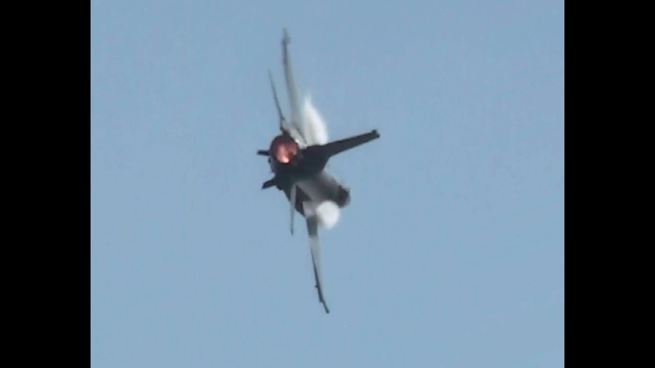 The most AGGRESSIVE F-16 demo EVER!