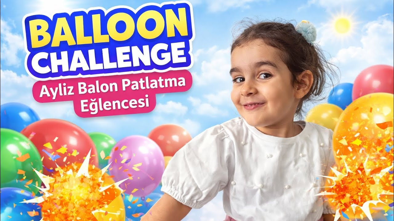 BALLOON CHALLENGE 🎈EĞLENCE VAKTİ @elifsinemtv @niloyatv @elifsinemtv @prenseselif @vladvaniki1 
