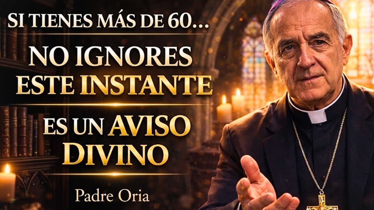 Si tienes más de 60, no ignores este instante en la misa: Padre Oria dice que es un aviso divino